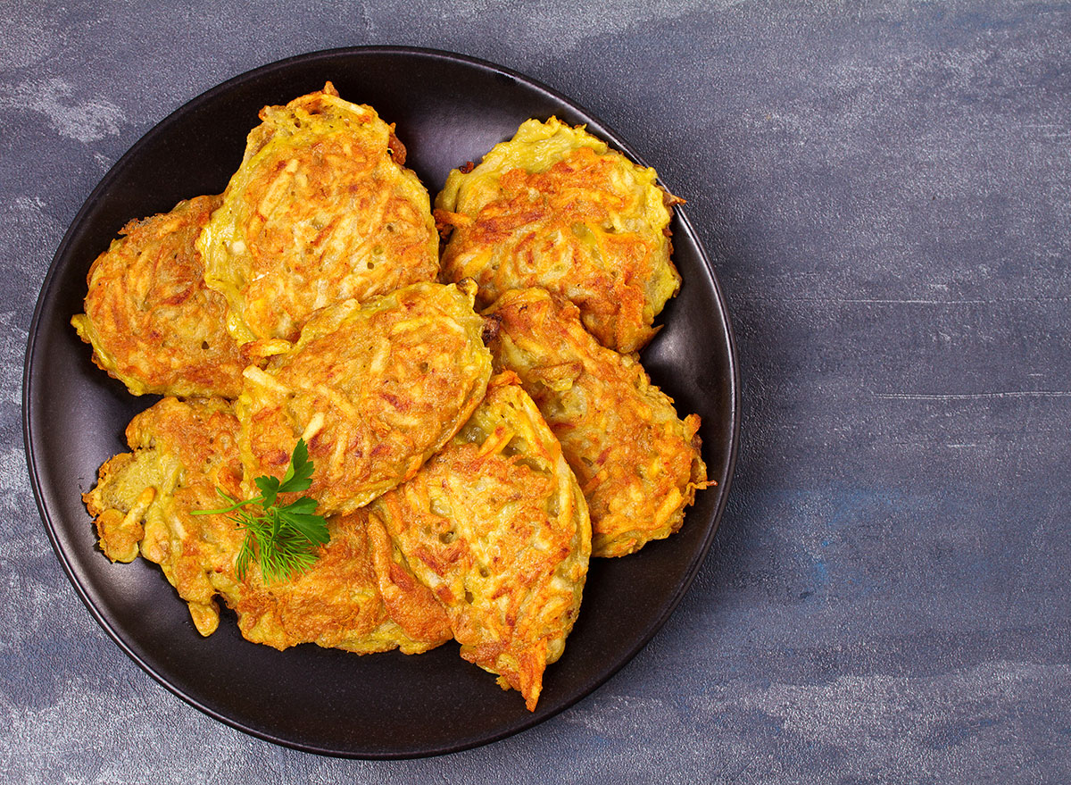 latkes avec garniture