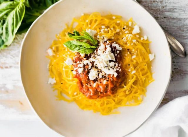 pot instantané de courge spaghetti