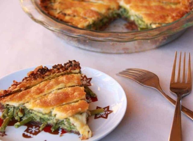 Quiche aux asperges et au sésame pour le réveillon de Noël