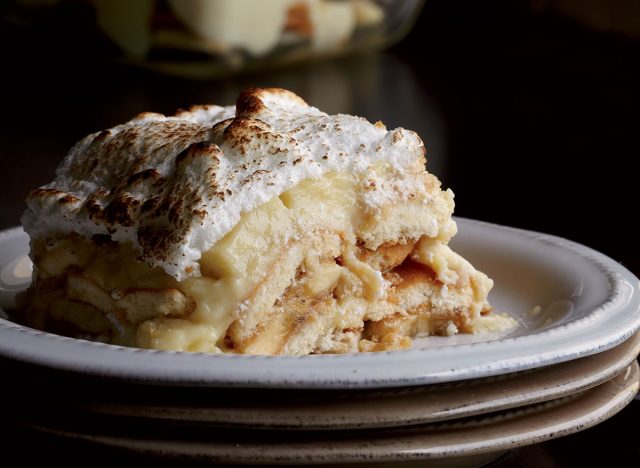 Pudding à la banane hypocalorique