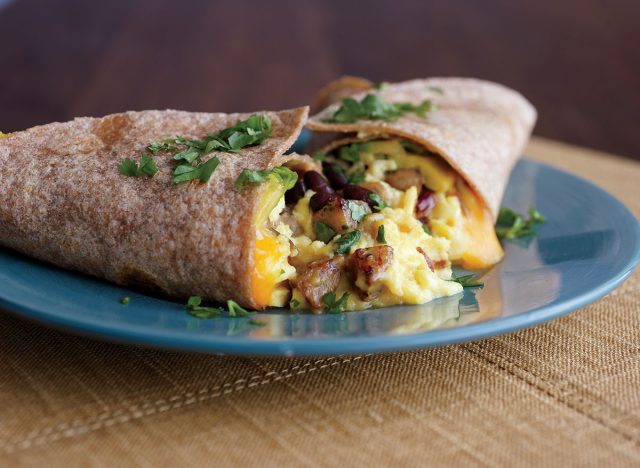 Burritos sains pour le petit-déjeuner