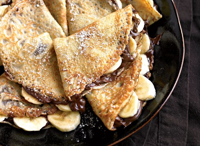 Crêpe banane nutella