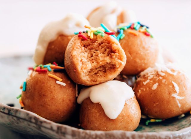 bouchées de biscuits au sucre sans cuisson