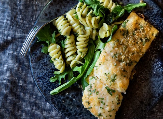 tilapia en croûte de parmesan