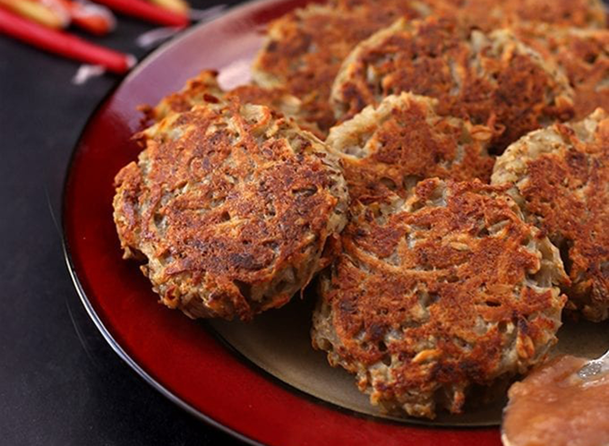 latkes sains cuits au four