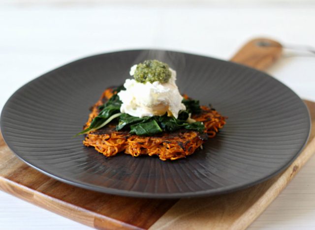 recette de latke de patates douces