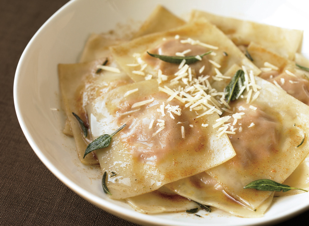Raviolis à la courge musquée