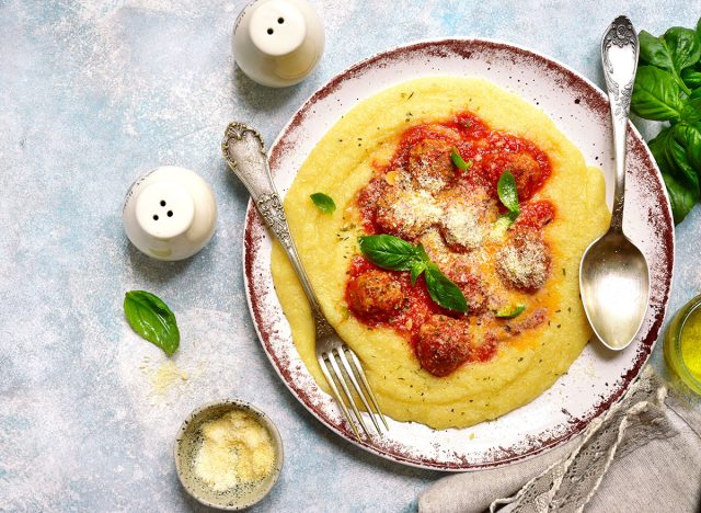 Assiette de polenta