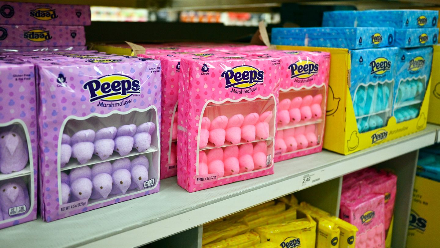 Les peeps roses et violets contiennent un colorant cancérigène, déclare une organisation à but non lucratif