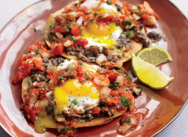 Huevos rancheros hypocaloriques