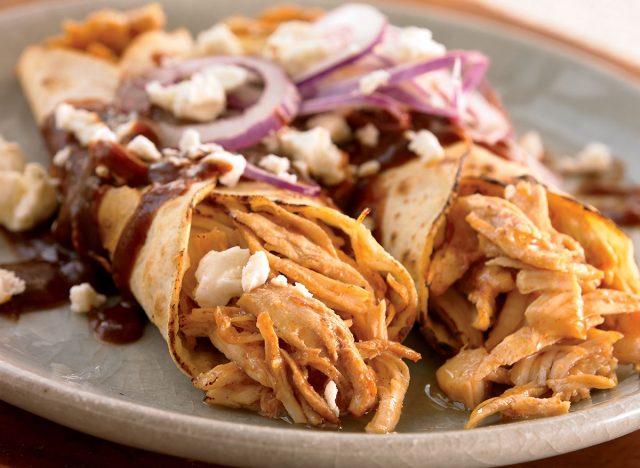 Enchiladas au poulet hypocaloriques