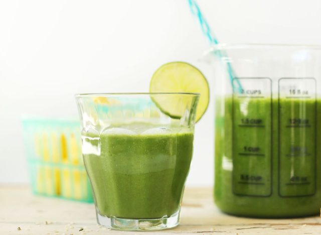 smoothie au gingembre vert