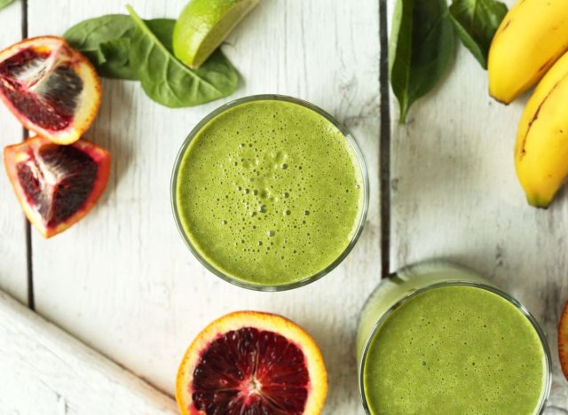 Smoothie Vert Orange Sanguine