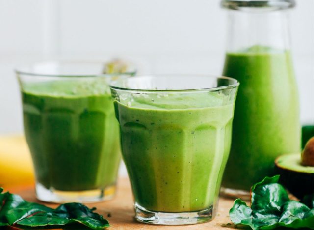 Smoothie vert avocat