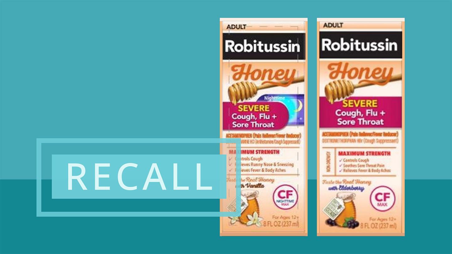 Les sirops contre la toux Robitussin rappelés pour contamination