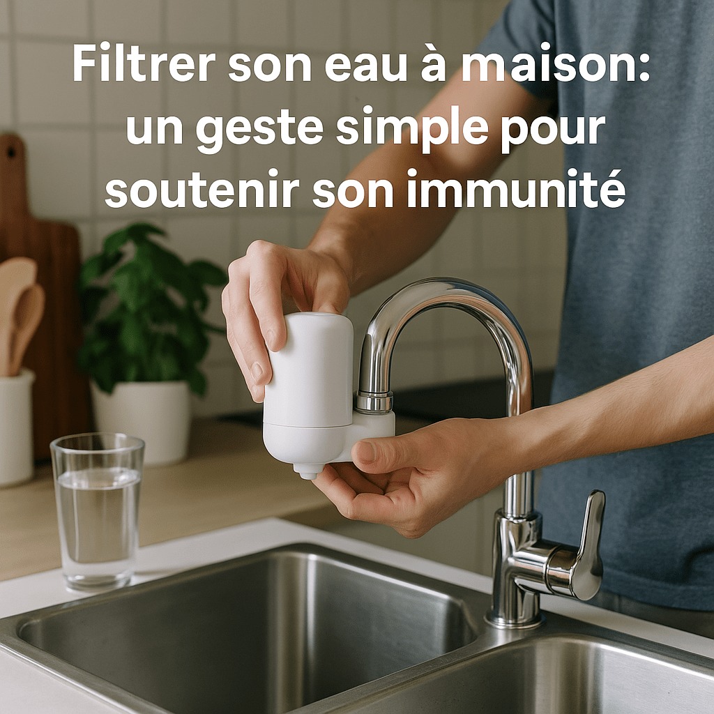 Filtrer son eau à la maison : un geste simple pour soutenir son immunité